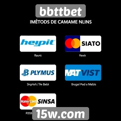 Métodos de pagamento disponíveis no bbttbet